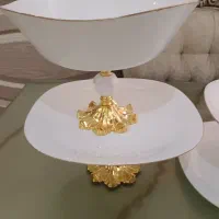 ست ارکوپال لب طلایی ۵ تیکه مناسب جهیزیه|ظروف سرو و پذیرایی|تبریز, |دیوار