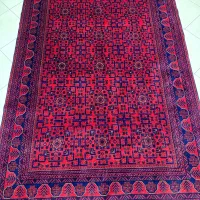 فرش دستباف 6متری تمام کرک بخارایی لاکی