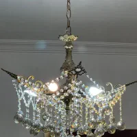 لوستر برنز و فلزی|لوستر و چراغ آویز|ماکو, |دیوار