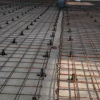 ماله پروانه ای با تراز لیزری آرماتوربندی بتن ریزی
