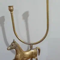 جاشمعی برنز اسب ظریف وزیباودوعدد اسب برنز ظریف