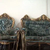 مبل نه نفره تمیز|مبلمان خانگی و میز عسلی|اصفهان, ارزنان|دیوار