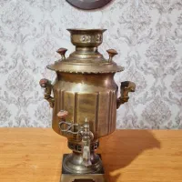 سماور برنجی   مارک دار