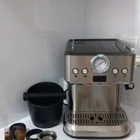 اسپرسو ساز نیمه صنعتی boiler دار آکبند با لوازم
