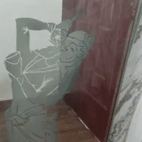 دو عدد اینه طرحدار وساده