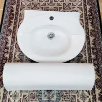روشویی سنگی ایستاده سرامیکی پایه دار چینی رز