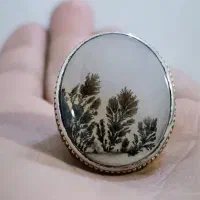 5عدد انگشترشجر فاخر طلا نقره وفدیوم