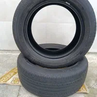 یک جفت لاستیک 205 جی تی 60 درصد سالم
