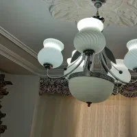 دو عدد لوستر|لوستر و چراغ آویز|مراغه, |دیوار