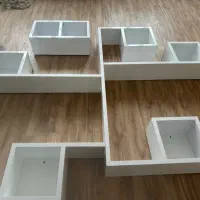 دکور چوبی یا کتابخانه جنس هایگلس خارجی