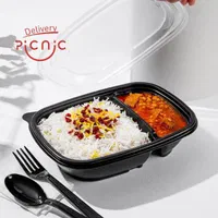 ظرف پلی پرو تک خانه و دوخانه ۱۰۰۰ سی سی طب پلاستیک