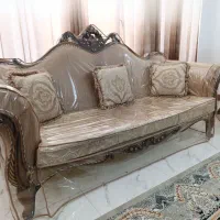 مبل ۹نفره به همراه کاور ژله ای|مبلمان خانگی و میز عسلی|اصفهان, کوی امیریه|دیوار