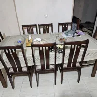 مبل ۸ نفره و میز نهار خوری ۸ نفره|مبلمان خانگی و میز عسلی|تهران, زرگنده|دیوار