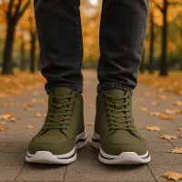 کفش ساقدار مردانه زیتونی مدل EMTO|کیف، کفش، کمربند|گرگان, |دیوار