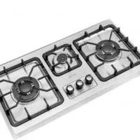 گاز صفحه ای ۳ شعله استیل(۲ پلوپز)