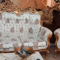 مبل سلطنتی چوب|مبلمان خانگی و میز عسلی|پلدشت, |دیوار