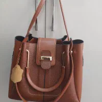 کیف چرم مجلسی زنانه بسیار شیک و جا دار|کیف، کفش، کمربند|رباط‌کریم, رباط‌کریم|دیوار