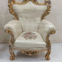 مبل سلطنتی ۷نفره تمام راش درحدنو مدل تاج عروس|مبلمان خانگی و میز عسلی|رشت, آزادگان|دیوار