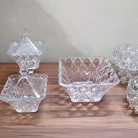 میوه خوری کریستال.ظروف تویو ژاپن.سینی کریستال.|ظروف سرو و پذیرایی|قم, علی آباد|دیوار