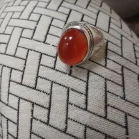 انگشترنقره عقیق محمدی یمن سیدی