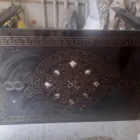 تعدادی وسیله چوبی،میزناهارخوری،سوپری، ویترین|مبلمان خانگی و میز عسلی|اصفهان, باغ فدک|دیوار