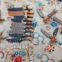 انواع چاقو . غلاف . بلندی و..کف قیمت