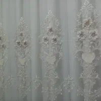 پرده گل برجستهجنس ترک|پرده، رانر، رومیزی|خان ببین, |دیوار