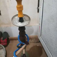 دو عدد قلیان چوبی