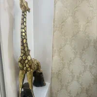 مجسمه زرافه پلی استر|مجسمه، تندیس، ماکت|نیشابور, شهرک جانبازان|دیوار