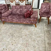 مبل  ده نفر با میز عسلی  تخت خواب شو  تمیز