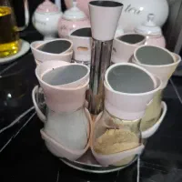جا ادویه چرخشی استیل