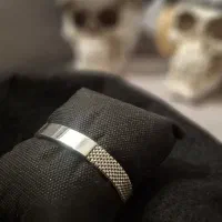 زنجیر گردنبند پلاک آویز نیم ست انگشتر حلقه