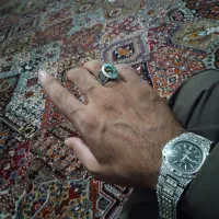 سلام ساعت وانگشتر مردانه زنانه نقره سنگ فیروزه سبز|جواهرات|زاهدان, |دیوار