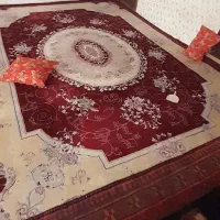 دوعدد فرش ماشینی دوعدد فرش دستباف