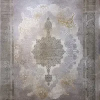 فرش طرح ابریشم خاتون نسکافه ای 1200شانه
