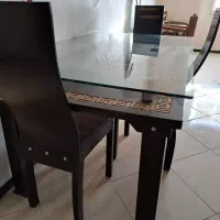 میز ناهارخوری 6 نفره|میز و صندلی غذاخوری|چهارباغ, |دیوار