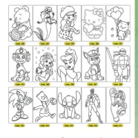 تابلو نقاشی با شن کودک