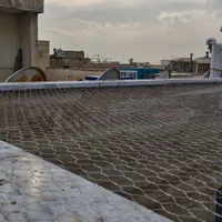 نصب توری مرغی جهت جلوگیری ورودکبوتر به پاسیو بالکن