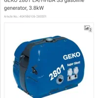 موتور برق سوپر سایلنت GEKO 3.8KW آلمان|ماشین‌آلات صنعتی|اصفهان, شهرک صنعتی امیرکبیر (شاپور جدید)|دیوار