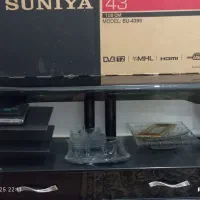 میز تلویزیون شیشه ای