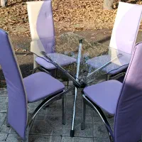 میزناهارخوری چهارنفره استیل