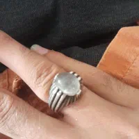 انگشتر نقره دور نجف