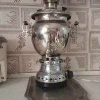 سماور ورشو همراه سینی زیرسماور