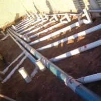 لوله کشی اب وفاضلاب گازپلی اتیلن استخرموتورخانه