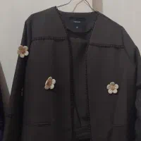 حراج کت شلوار قهوه ای سوخته