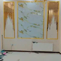 کناف سقف کاذب نقاشی کاغذ دیواری نرده استیل مبل باغ