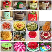 حکاکی میوه هندوانه،کدو ،میوه آرایی،ژله آرایی