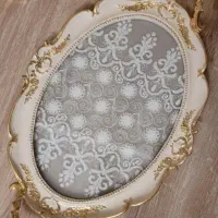 سینی کف دانتل|ظروف سرو و پذیرایی|مراغه, |دیوار