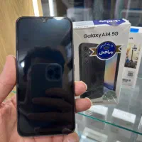 Samsung A34 5G مشکی 128/8 تمیز و بدون