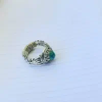 انگشتر نقره نگین فیروزه|جواهرات|بم, |دیوار